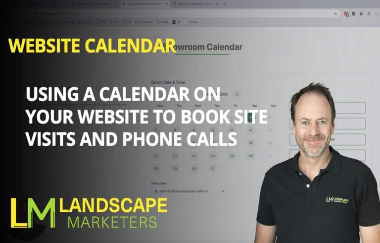 Home Calendar On Your Website To Book Site Visits And Phone Calls